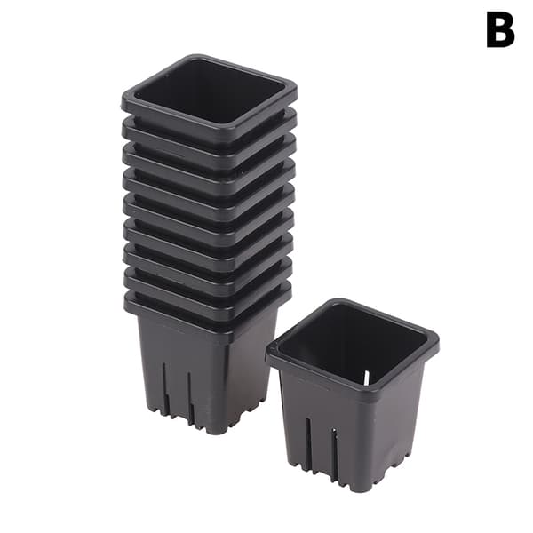 10 stk. hydroponisk nettingdeksel Hydroponisk plastnettingpottebase Square