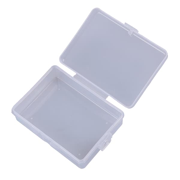 9cm*6.5cm*3cm Transparent Plastboks Klar Firkant Mult
