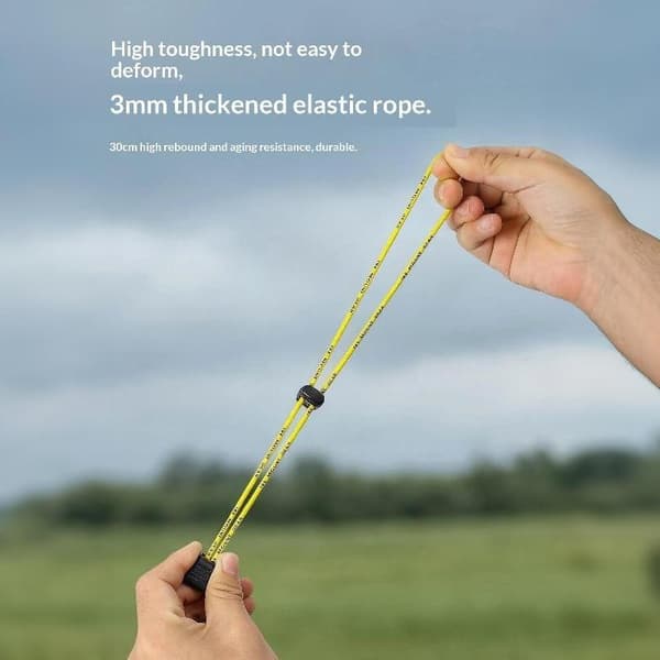 Utomhus vandringsryggsäck elastisk repfästningsspänne campingutrustning Orange