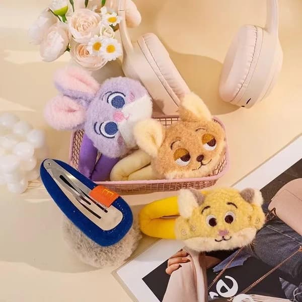 e Tegnefilm Zootopia Nick Judy Hårklemmer Til Piger Vinter Fluffy A3
