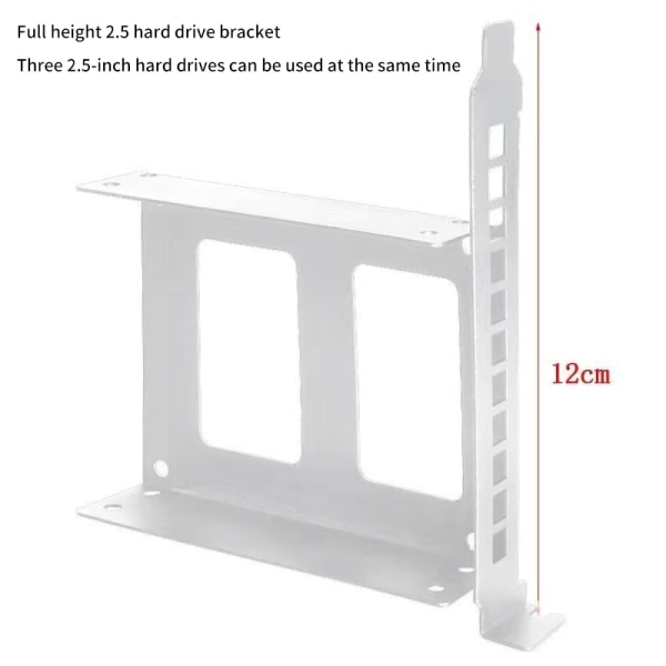 2,5-tommers Ssd HDD til 3,5-tommers metallmonteringsadapterbrakettbase 3.5 inches