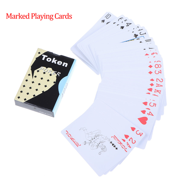 Stripparipakalla merkityt pelikortit Uusi Secret Poker Magic Card