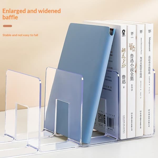 Multifunktionel Bog Magasin Bogreol Opbevaring Bogstøtter Stativ D A8