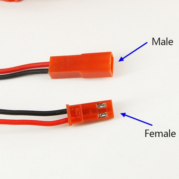 10 sett Micro Mini JST 2.0 PH-kontakt hann-hun-pluggledninger C