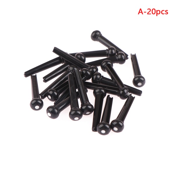 20st Akustisk gitarr Bridge Pins för 6 String Ersättning Plas A