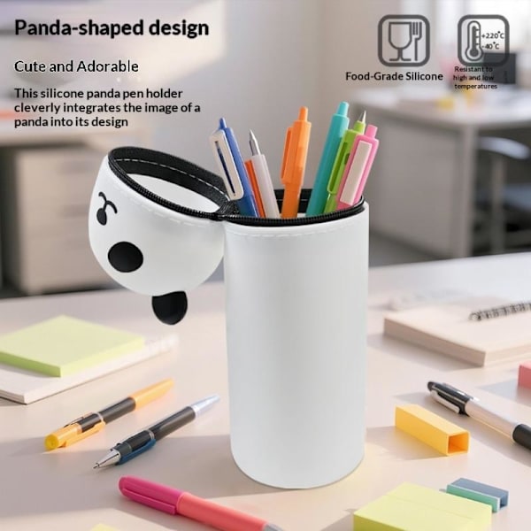 1 st e Panda Pennfodral i Silikon White