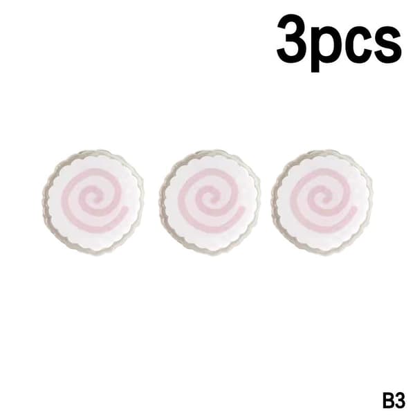 1/3 stk e Fiskekake Akryl PP Klips Snack Forseglingsklips Notatbok B3