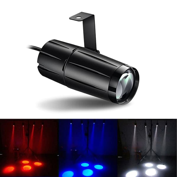 5W LED Vit Stråle Pinspot Ljus Spotlight Super Stark Lampa Bal Red EU