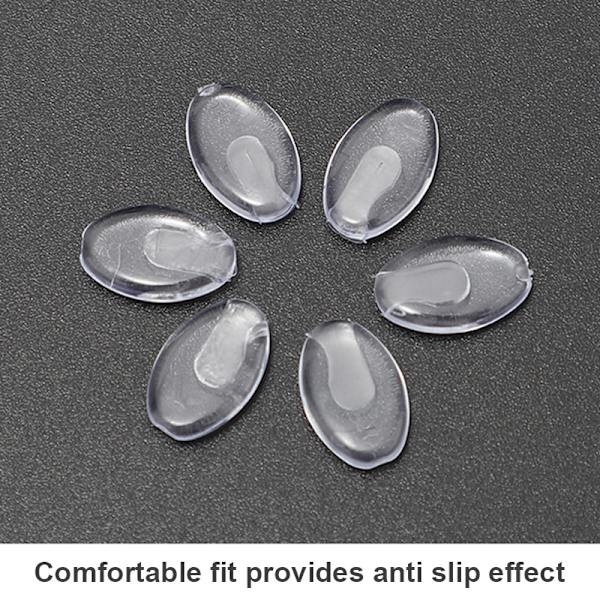 25 par/ set plug-in glasögon näskuddar Transparent PVC Anti S