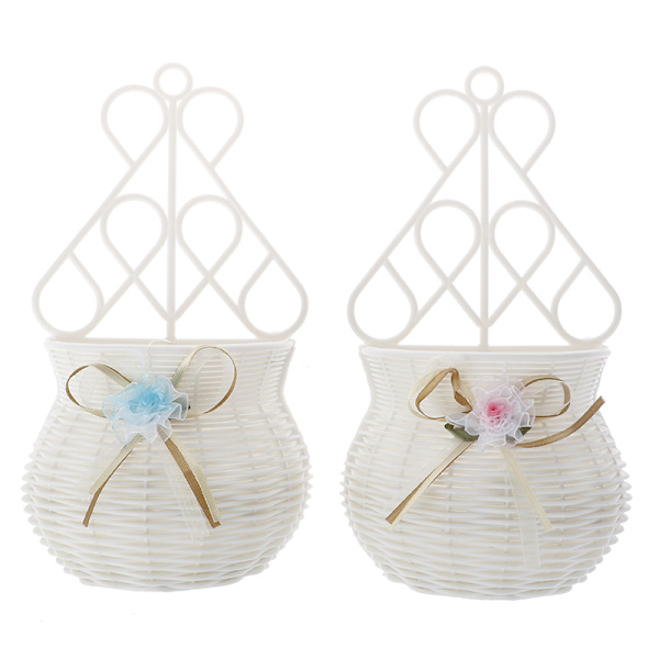 Hage DIY Vase Blomsterkurv Diverse Organizer Veggmontert A