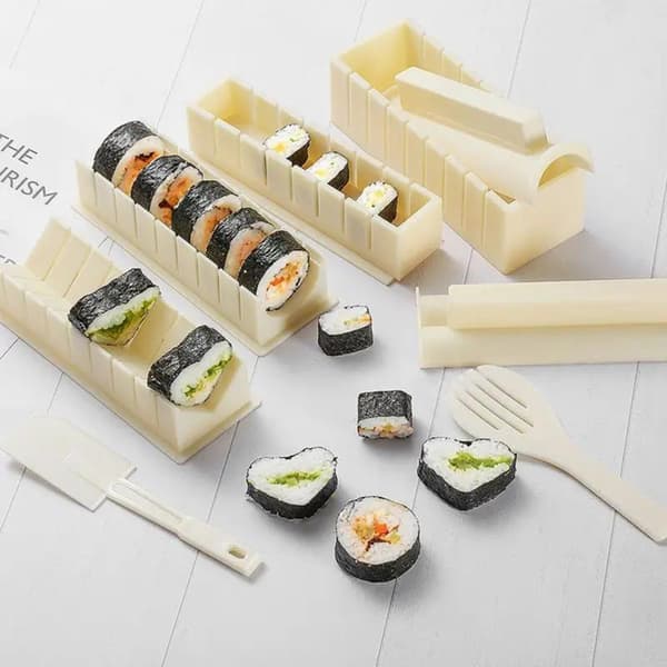 Multifunksjonelt sushilagingssett Komplette sushiformer Sushimaker C
