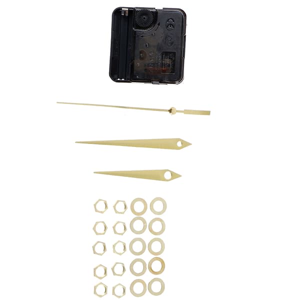 1 sæt lydløs kvarts urværk mekanisme DIY kit batteri Po A