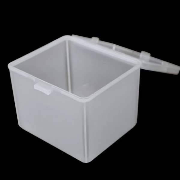 Flip Transparent Desktop Storage Box LED Strålkastare Förpackning Bo S