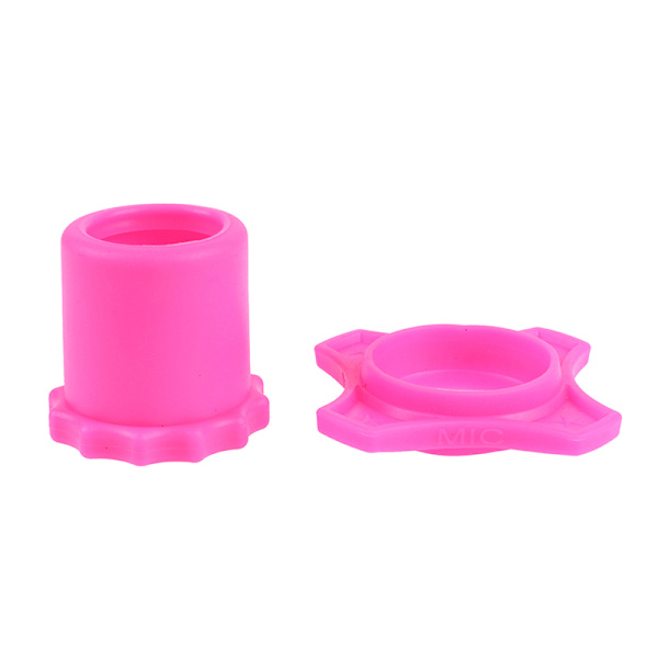 Rystesikker Silikone Mikrofon Holder Anti-Rolling Mic Protecti rose red tail + ring