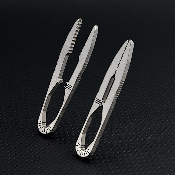 Titaaniseoksesta valmistetut pinsetit Clip Mini Titanium Pinsets Small Titan