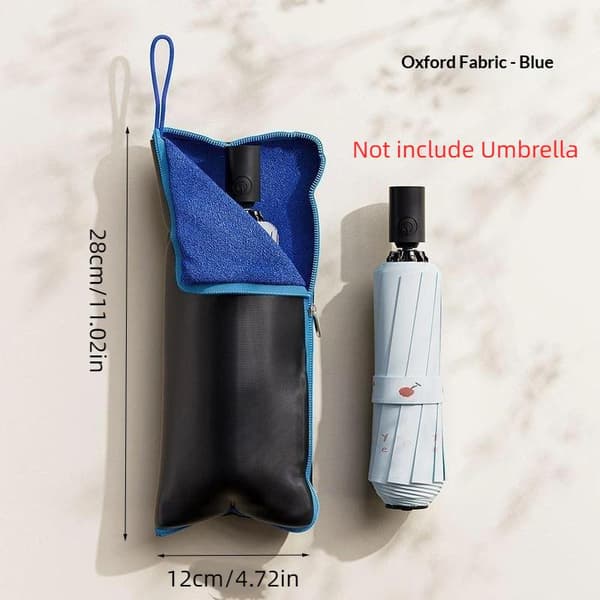 Mikrofiberparaply Stark Vattenabsorption Förvaringsväska Vikbar A3