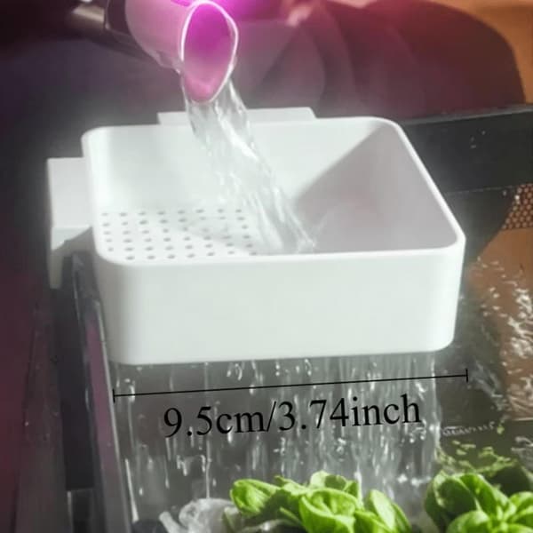 Akvarium Fisketank Vannbytte Strømningsdiffusor Anti-Sifon Sand A
