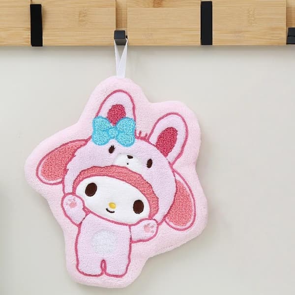Sanrio Hello Kitty e tegneserie håndklæde absorberende koralfleece A