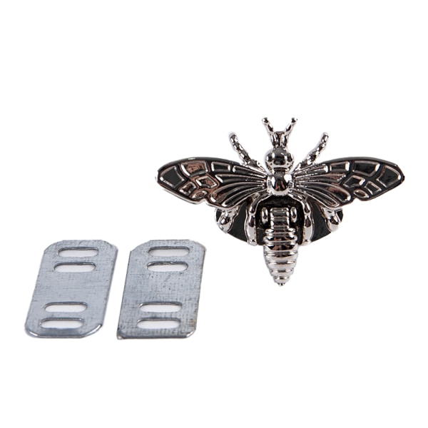 Metallinen mehiläinen muotoinen Turn Lock Retro Bag Clasp Hardware Käsityölaukku Silver