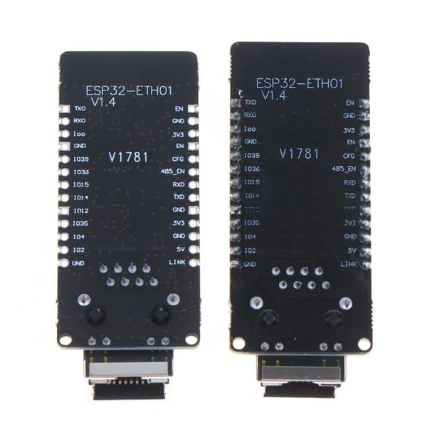 WT32-ETH01 sulautettu sarjaporttiverkko Ethernet Bluetooth-C no soldered pins