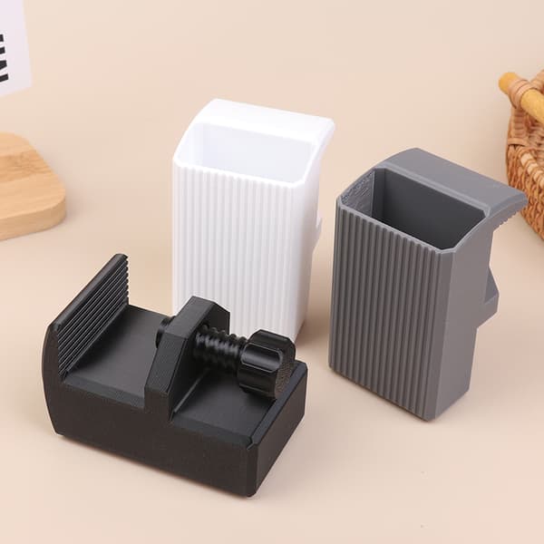 Diamantmaleri Organizer Justerbar Skrivebords Penneholder til Penne White