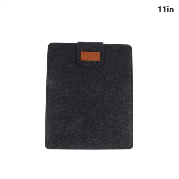 Filtsleeve Slim Tablet Cover Cover Taske til 11 13,3 15 Tommer Tabl Black 11in