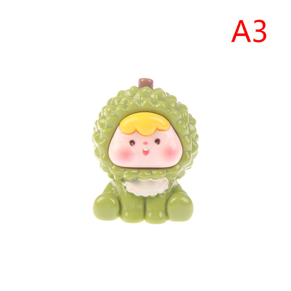 Frugt Noctilucous Miniature Figurine Resin Håndværk DIY Bil Inter A3