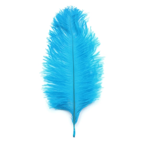 Nail Art Feather Display Stand Feather Decoration Colorful Phot Lake blue
