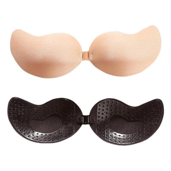 Näkymätön olkaimeton liimattava rintaliivi rintateippi push up -rintaliivit E size2