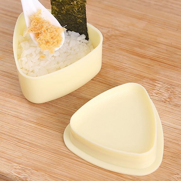 3 STK/sett DIY Sushi Mold Onigiri Rice Ball Press Triangular Sus