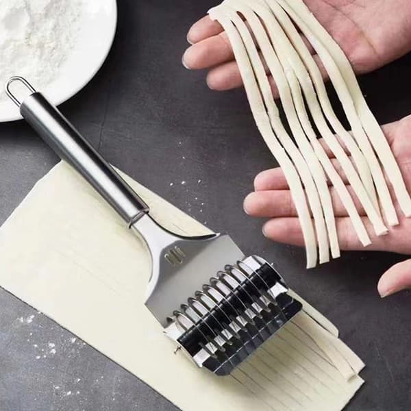 Manuell pastamaskin i rustfritt stål for spaghetti og nudler