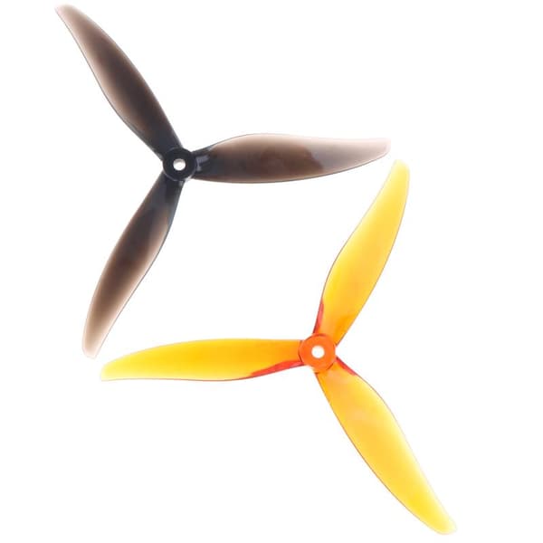 3-blads FPV-dronepropeller med slitesterk PC-konstruksjon og B Black