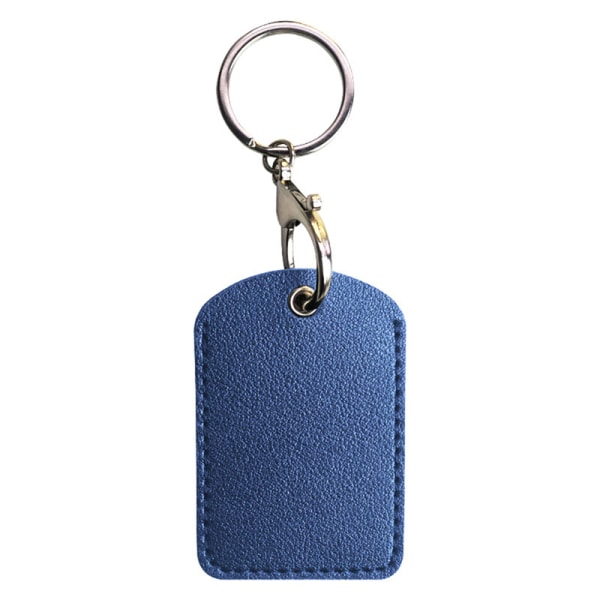 Nyckelring i PU-läder Skyddsfodral Case Tillträdeskortväska K Dark blue