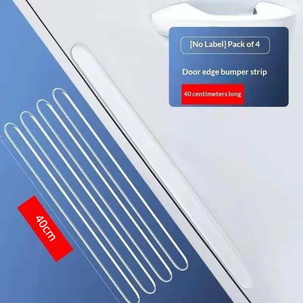 4 st förlängd bildörr stötfångarlist karossskydd anti-rep 4pcs 40cm