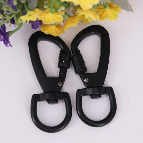 Multifunksjonell D-type Spenne Auto Locking Carabiner Med Swive