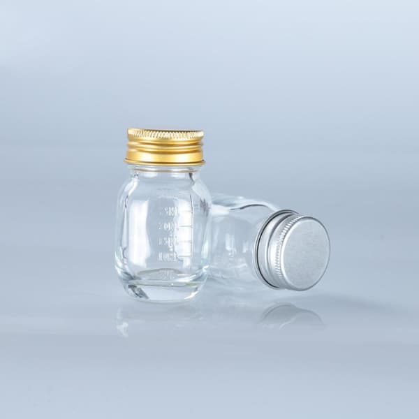 1 kpl 30 ml pieni lasipullo kannella lääkepullo jauheet Ca Gold