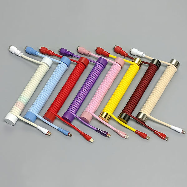 Spolat tangentbord Kabelskydd Rod Spolat tangentbord Kabel Weig Red