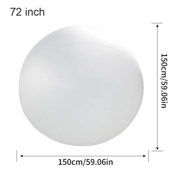 72 tuuman valtavat ilmapallot Giant Latex Performance Decor Balloon Par White