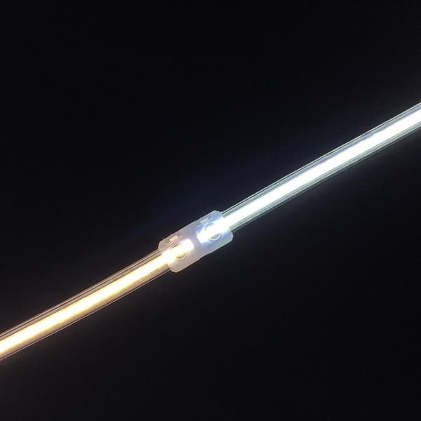 5 stk. COB LED Strip-stik Stabil forbindelse Klar skal til White 5pcs