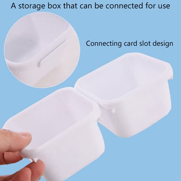 13 Stk Skuffe Organizers Separator til Home Office Desk Statione White
