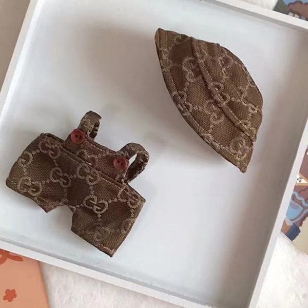 2 Klädesplagg för Labubu Dockor Tillbehör Stilfull Kawaii Ou A3