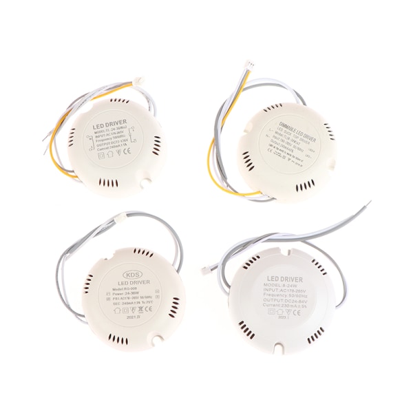 LED Driver lys Tak Strømforsyning belysning AC176-265V 8 to 24W 2color