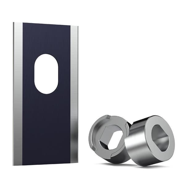 9-30 st grästrimmerblad i rostfritt stål för gräsklippare Silver 24pcs