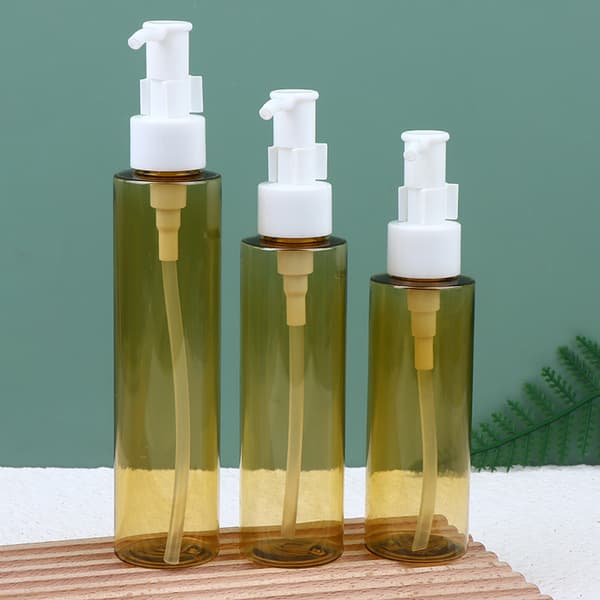 100/120/150 ml lotionflaske med trykpumpe til makeupfjerner 100ml