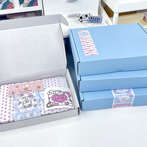 Fraktlådor Kartong Korrugerade Postlådor Förpackning Craf Purple