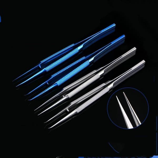 14 cm Titanium Antimagnetisk Spids Bøjet Pincet Til Mobiltelefon A1