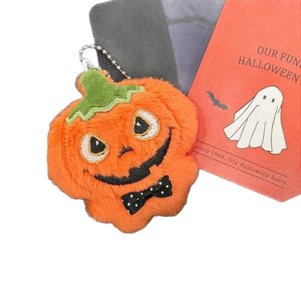 e Halloween Plysch Nyckelring Tecknad Fylld Docka Hänge Väska Han A2