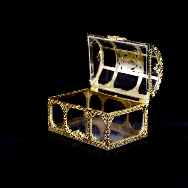 Mini Treasure Smyckeskrin Bröllopsfest Dusch Plast Godis Bo