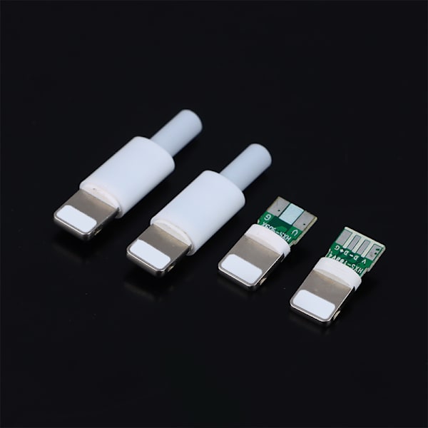 2 Sæt USB-stik med spånplade hanstik Reparationssæt DIY Dat 2P