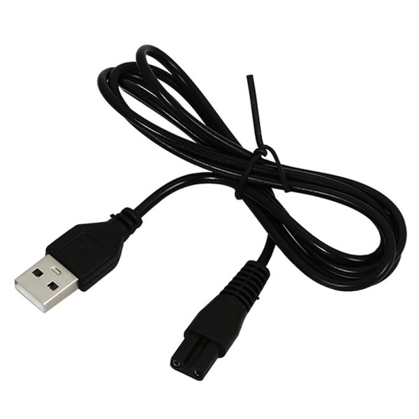 USB kaapelin latauslinja, 5 V taskulamppuparranajokone black